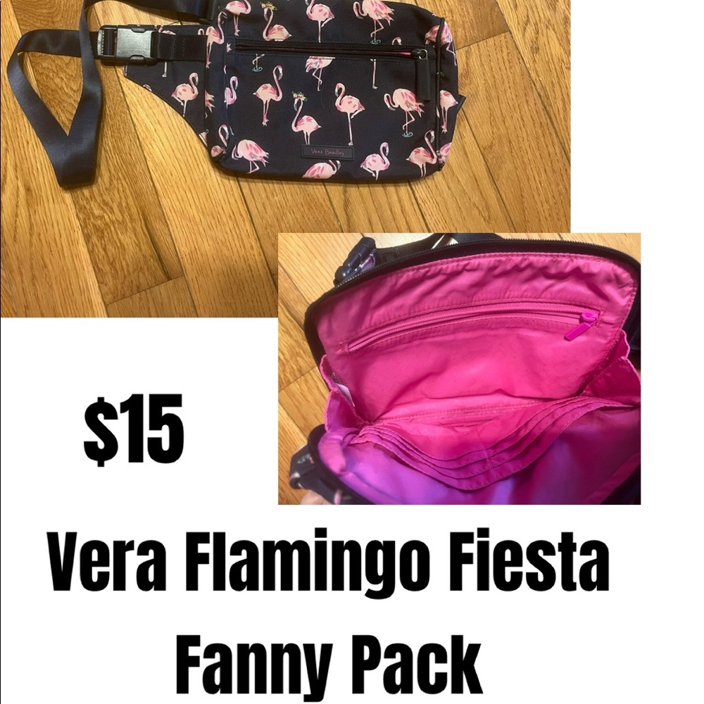 Vera Bradley Flamingo Fiesta Hip Bag